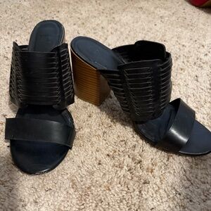 Cato Black Women's Heeled Sandals, Size 10